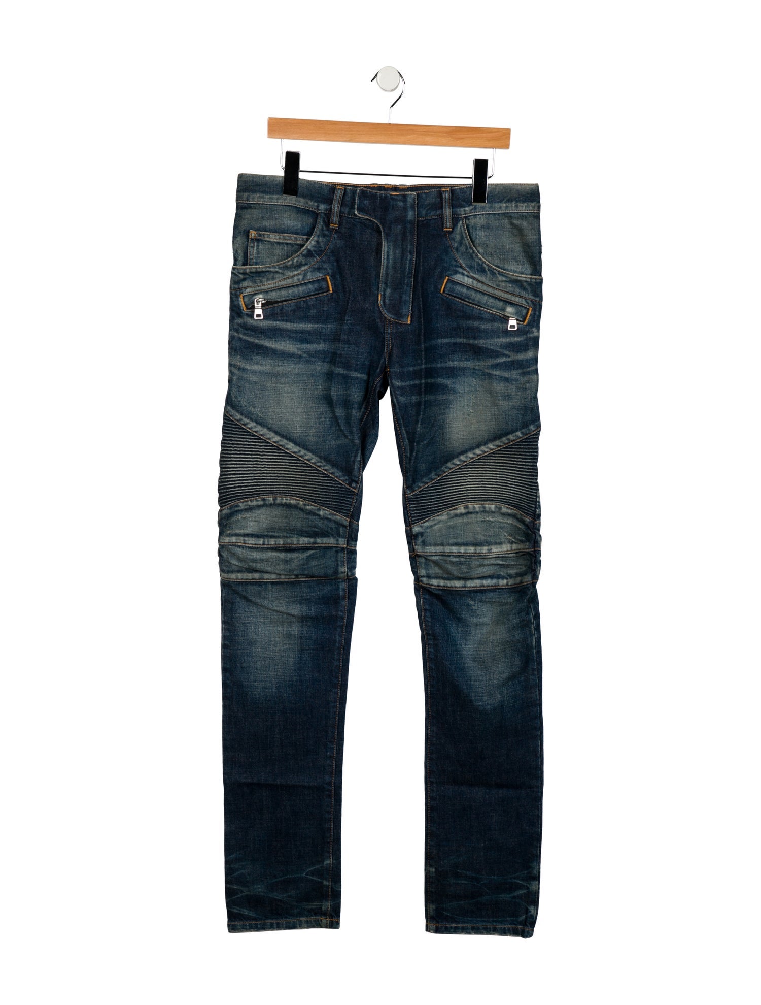 Balmain Moto Jeans