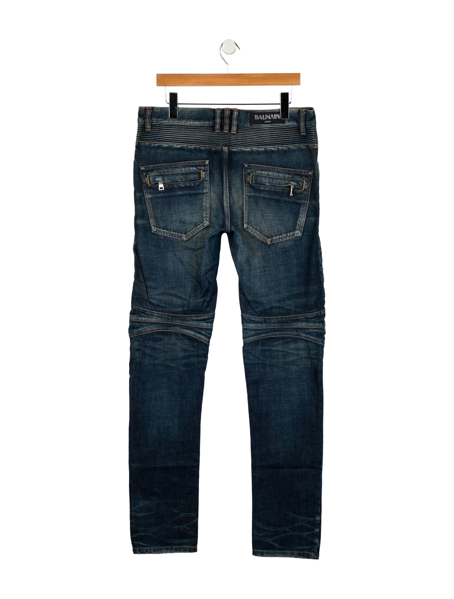 Balmain Moto Jeans