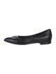 Balmain Leather Ballet Flats