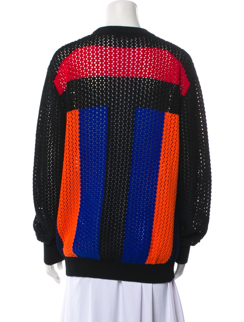 Balmain Pullover Blue Colorblock Pattern Long Sle… - image 3