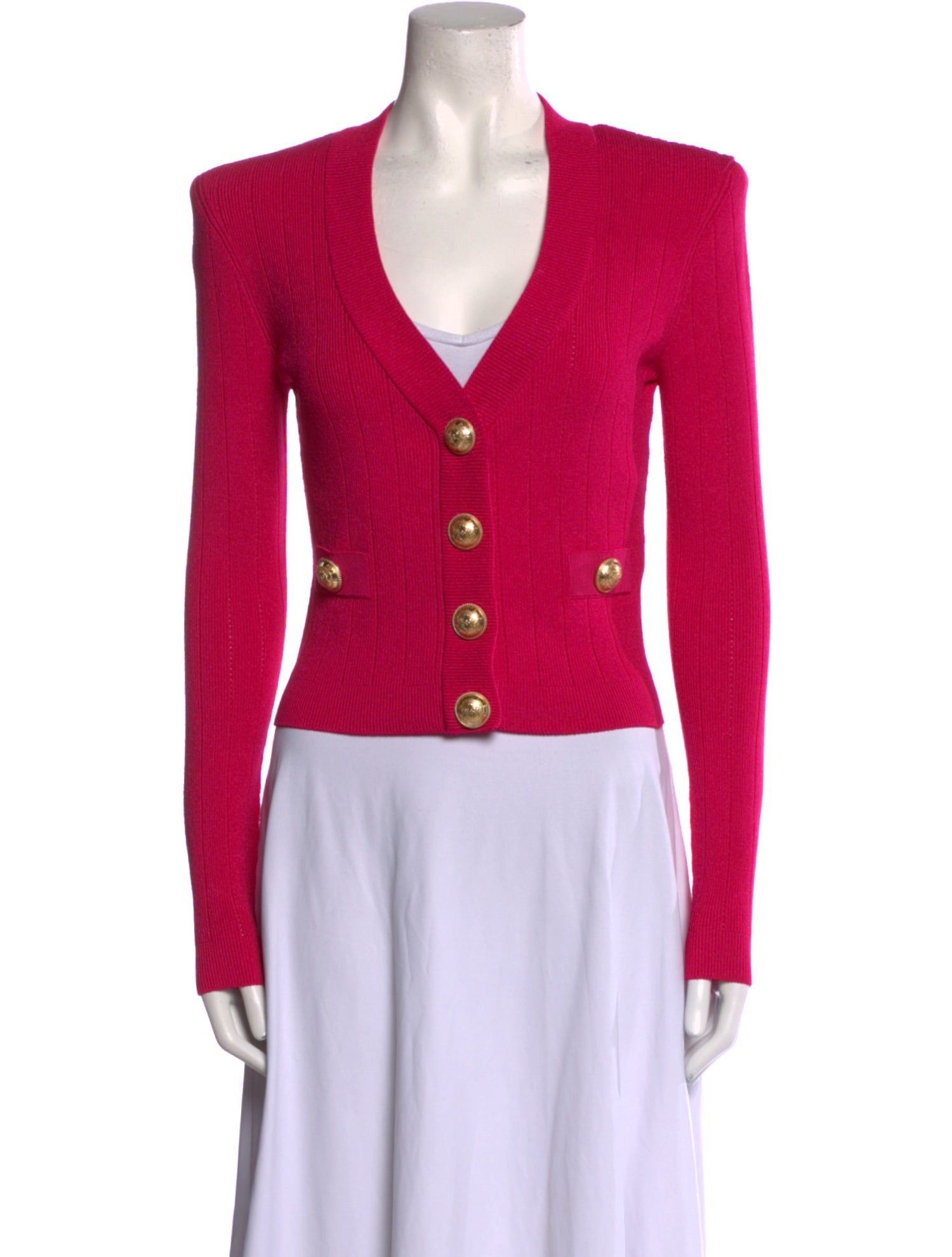 Balmain V-Neck Sweater