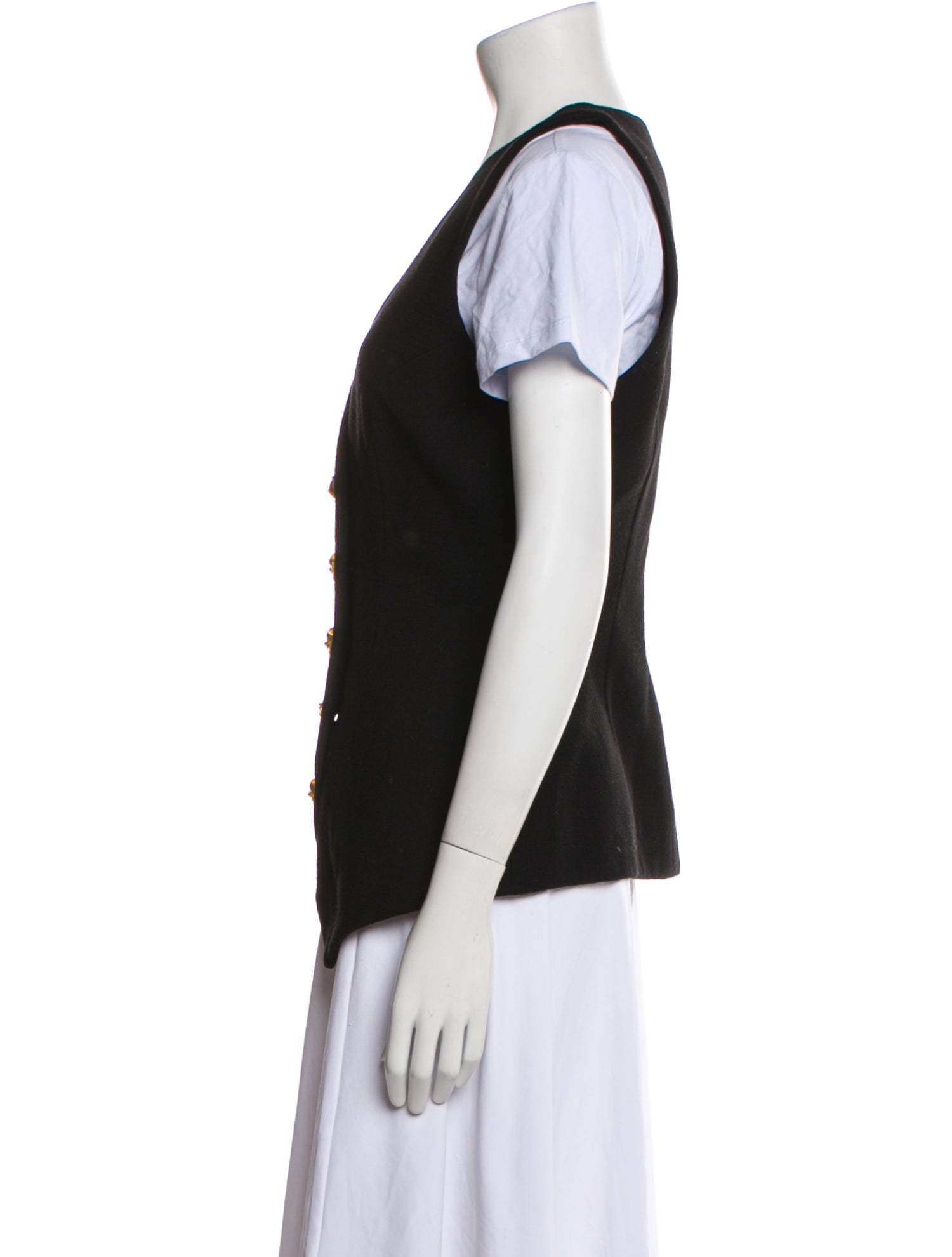 Balmain Virgin Wool Vest w/ Tags