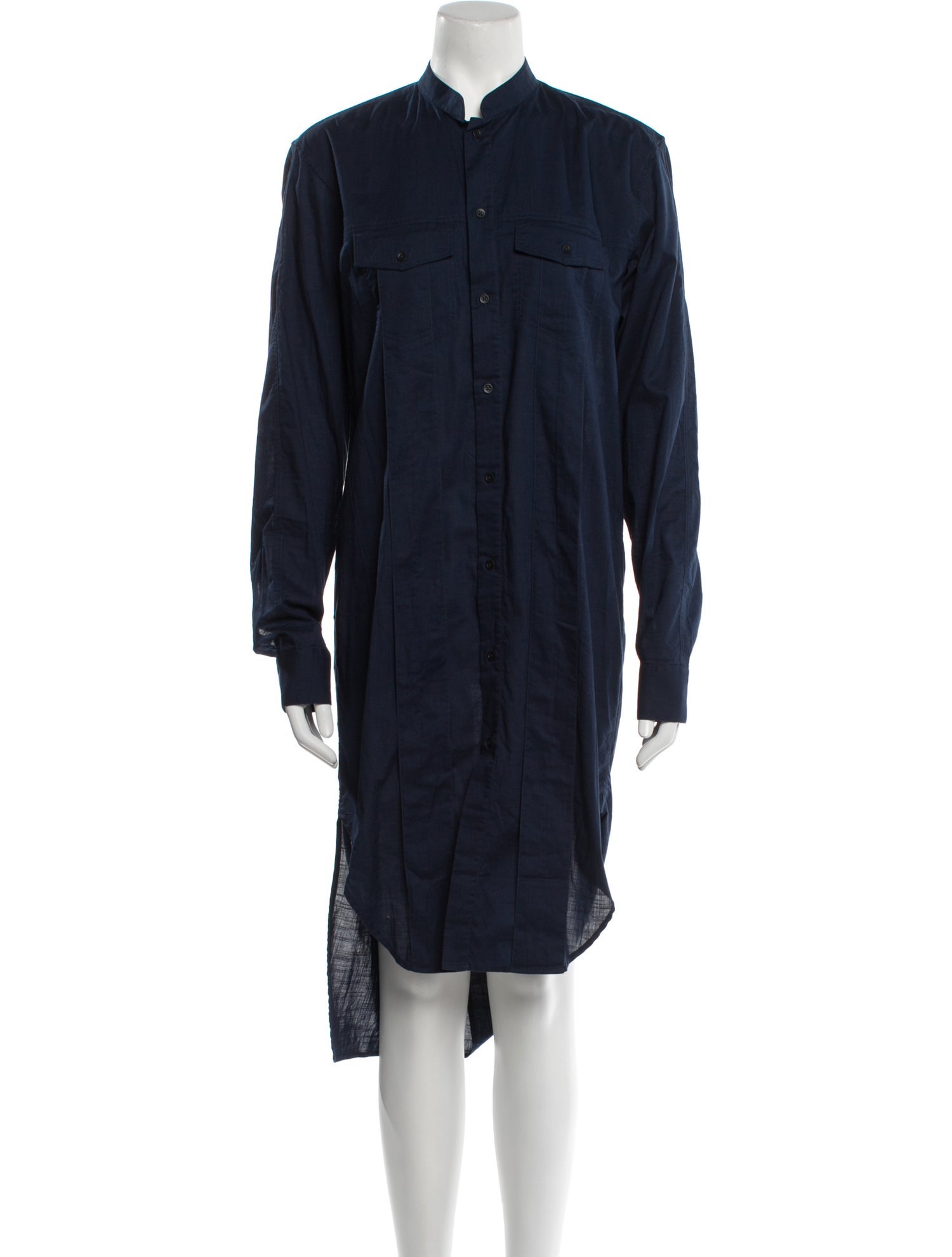 Balmain Mock Neck Midi Length Dress