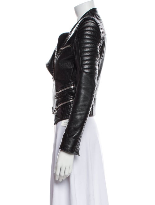 Balmain Leather Biker Jacket