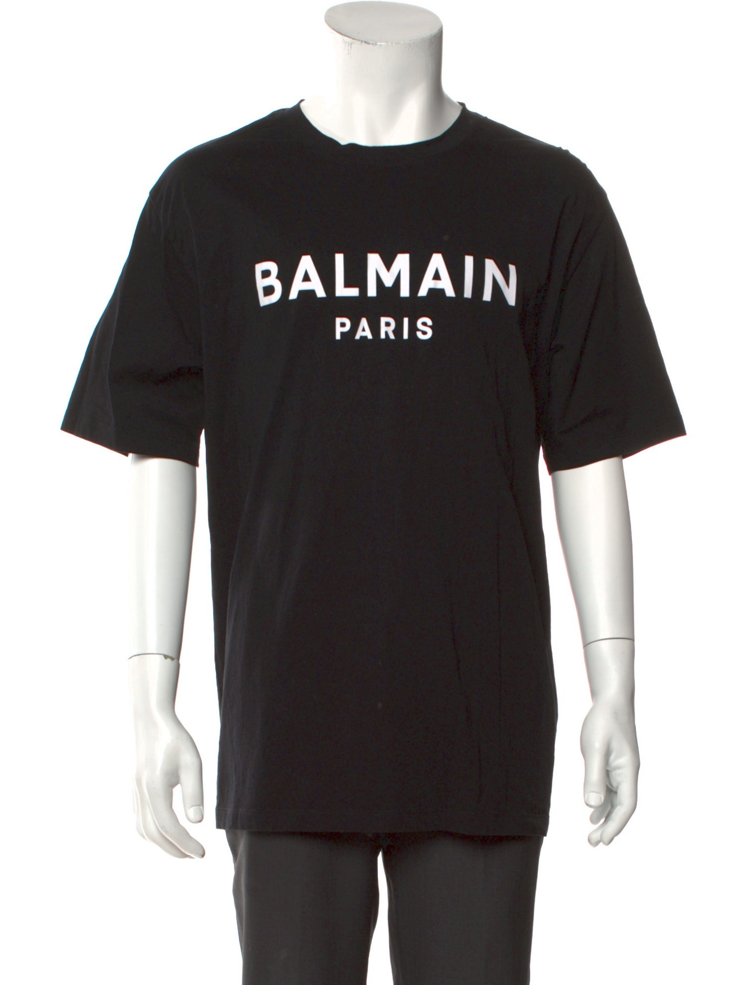 Balmain Graphic Print Crew Neck T-Shirt