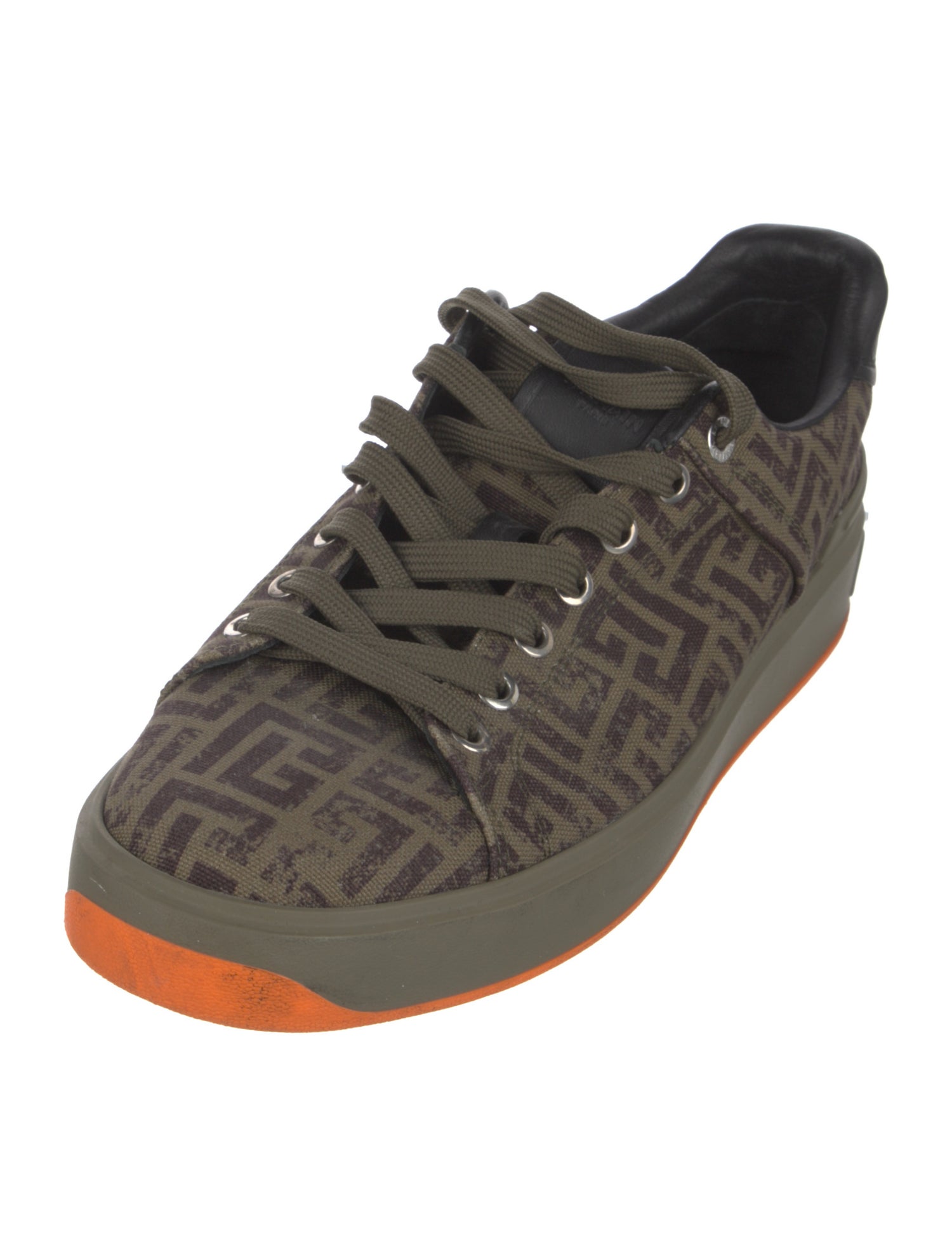 Balmain Graphic Print Sneakers