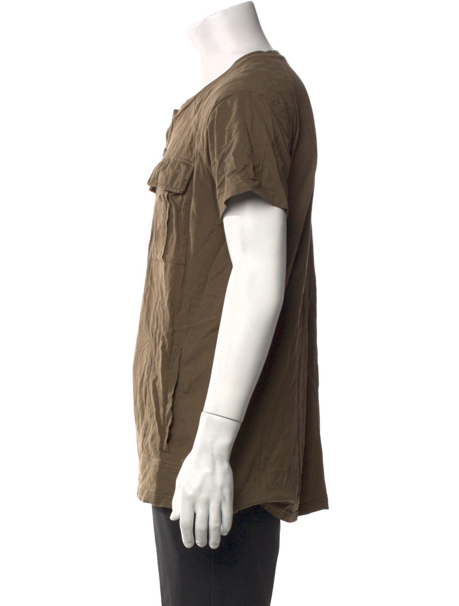 Balmain Crew Neck Short Sleeve Henley