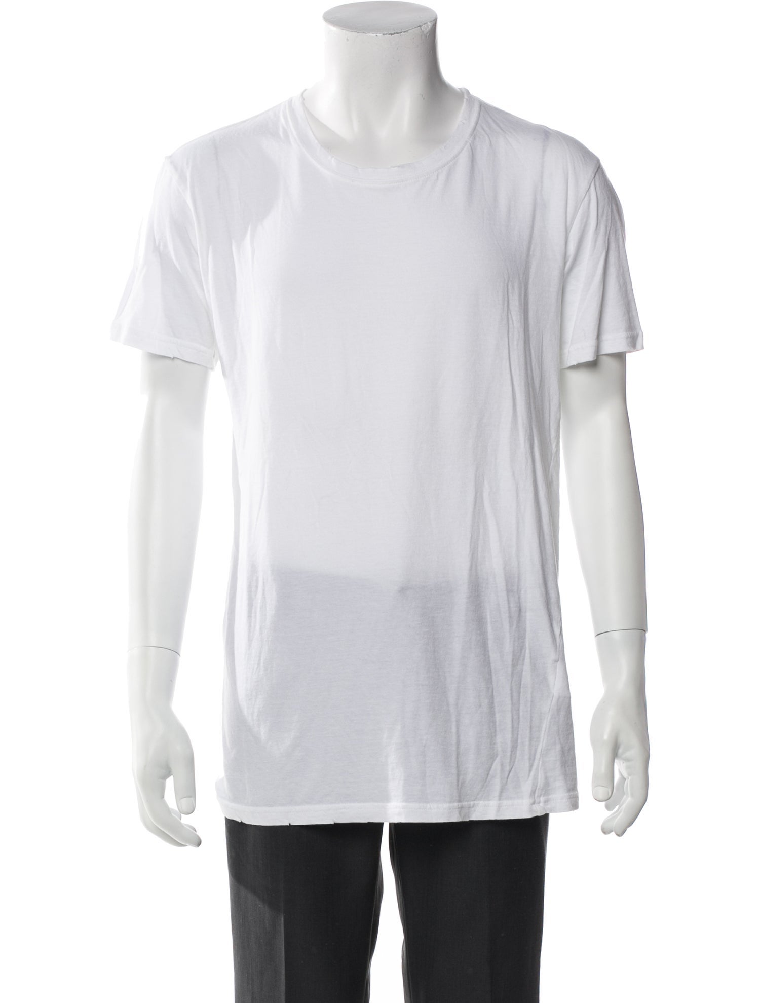 Balmain Scoop Neck Short Sleeve T-Shirt