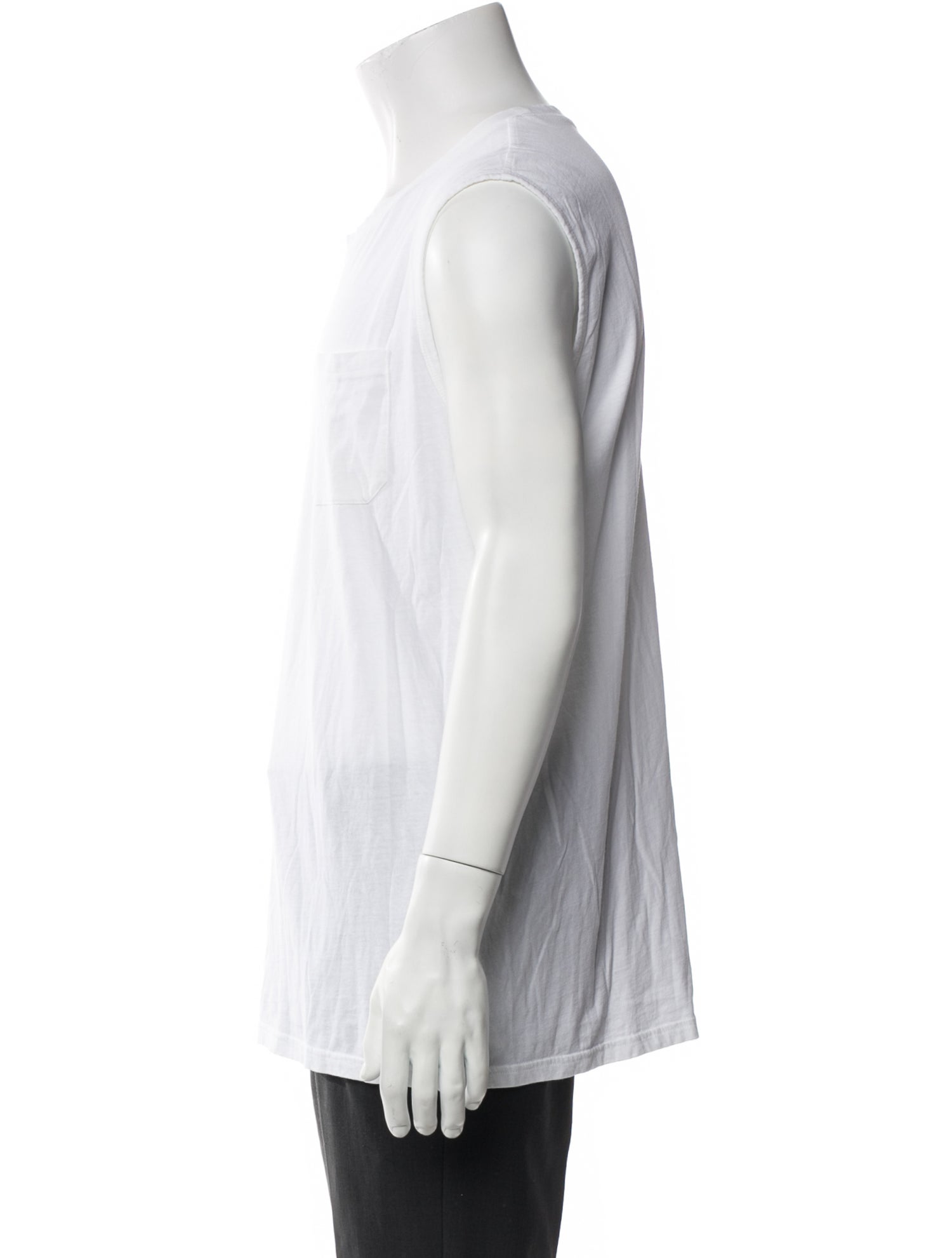 Balmain Scoop Neck Sleeveless T-Shirt