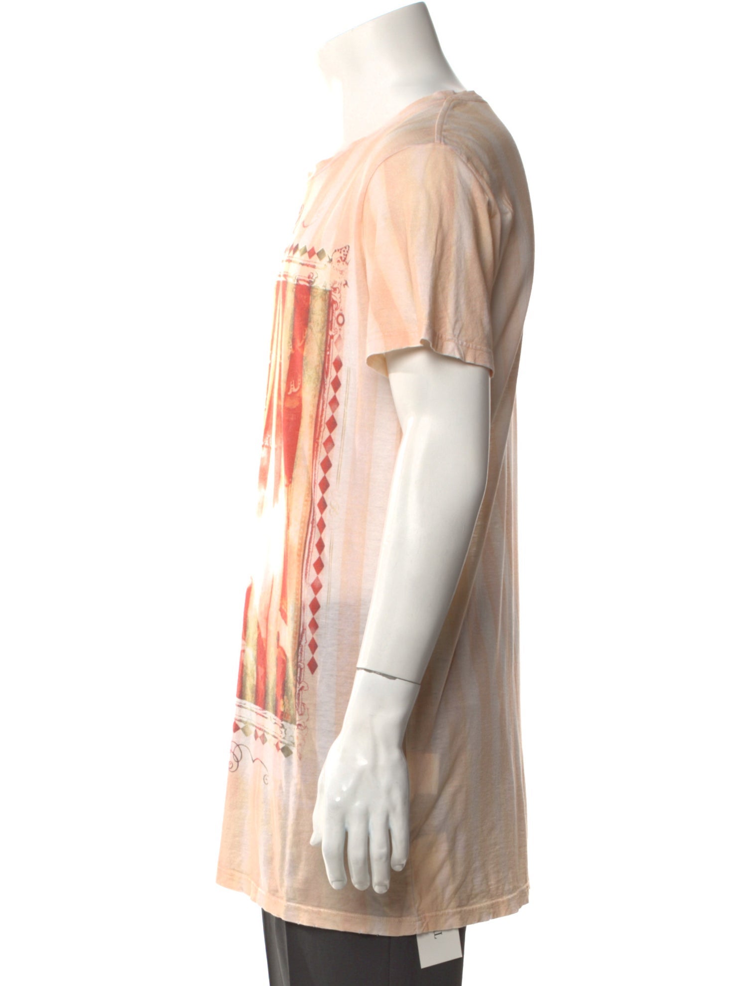 Balmain Graphic Print Crew Neck T-Shirt