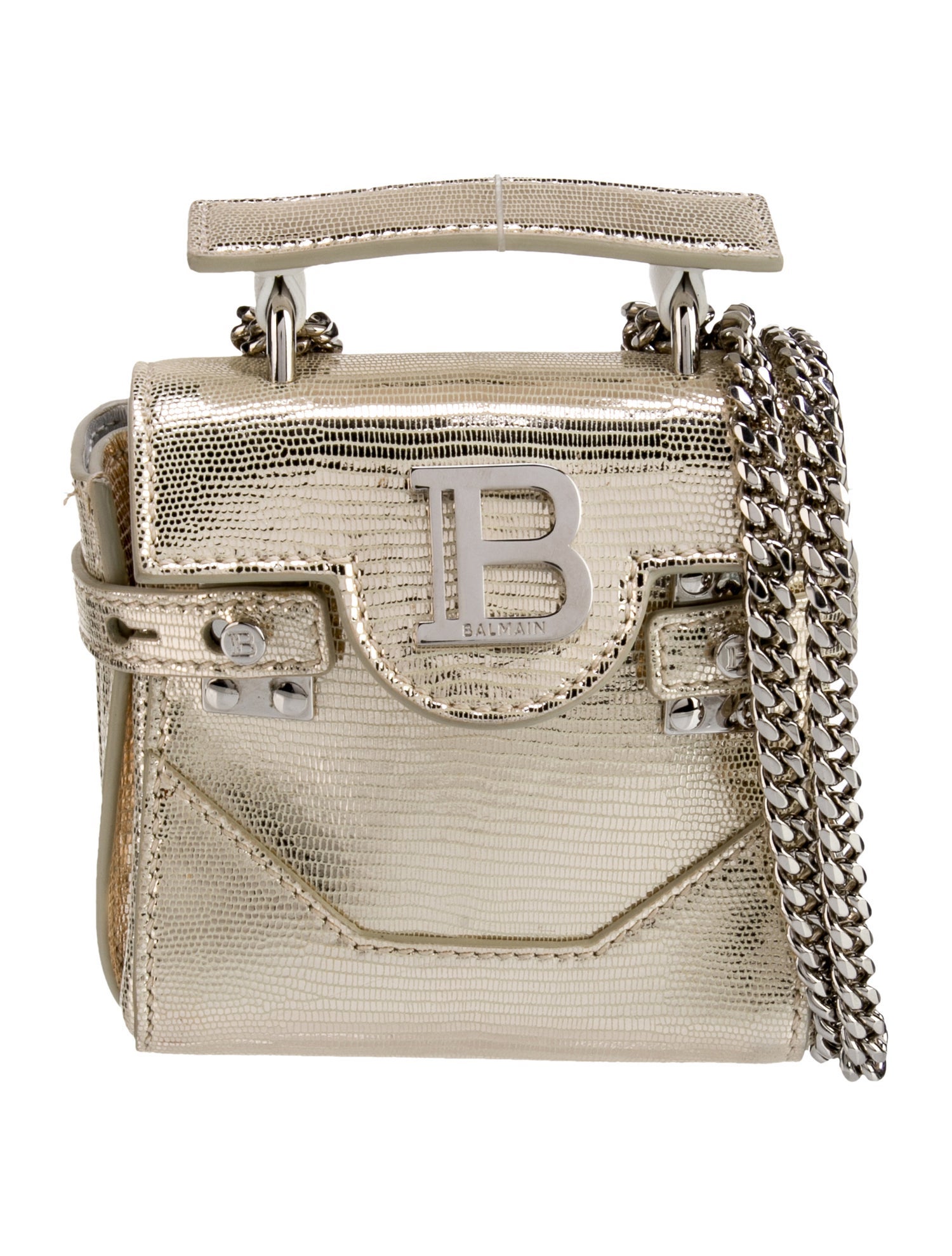 Balmain Leather Shoulder Bag Mini
