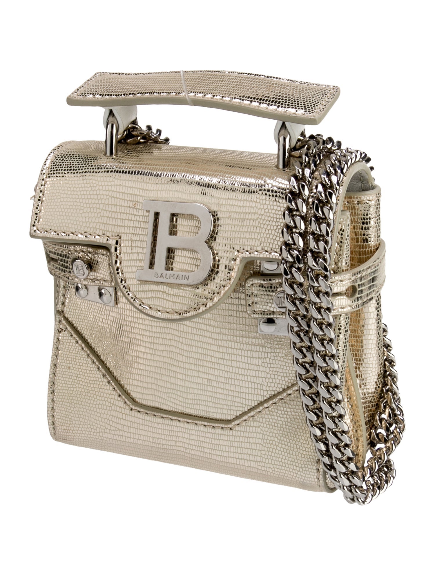 Balmain Leather Shoulder Bag Mini