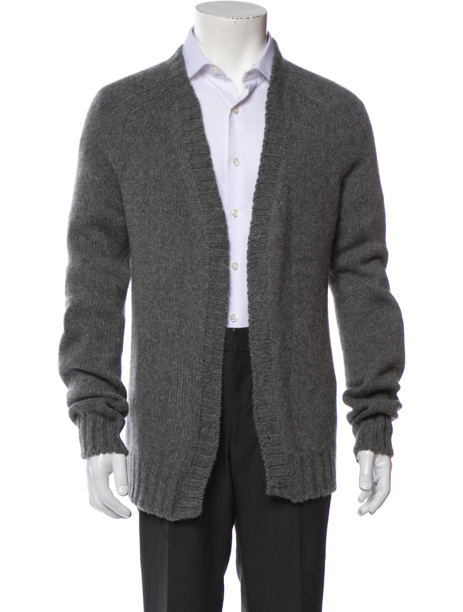 Balmain Cashmere Open Front Cardigan
