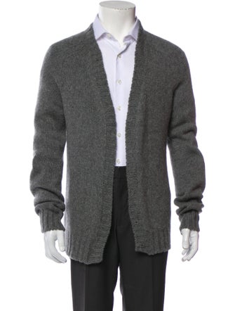 Balmain Cashmere Open Front Cardigan