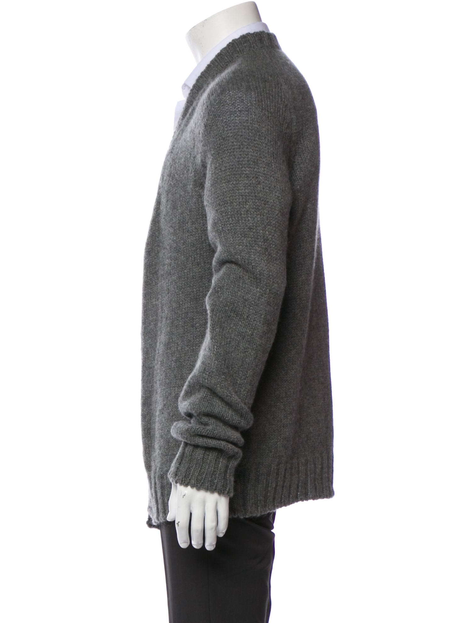 Balmain Cashmere Open Front Cardigan