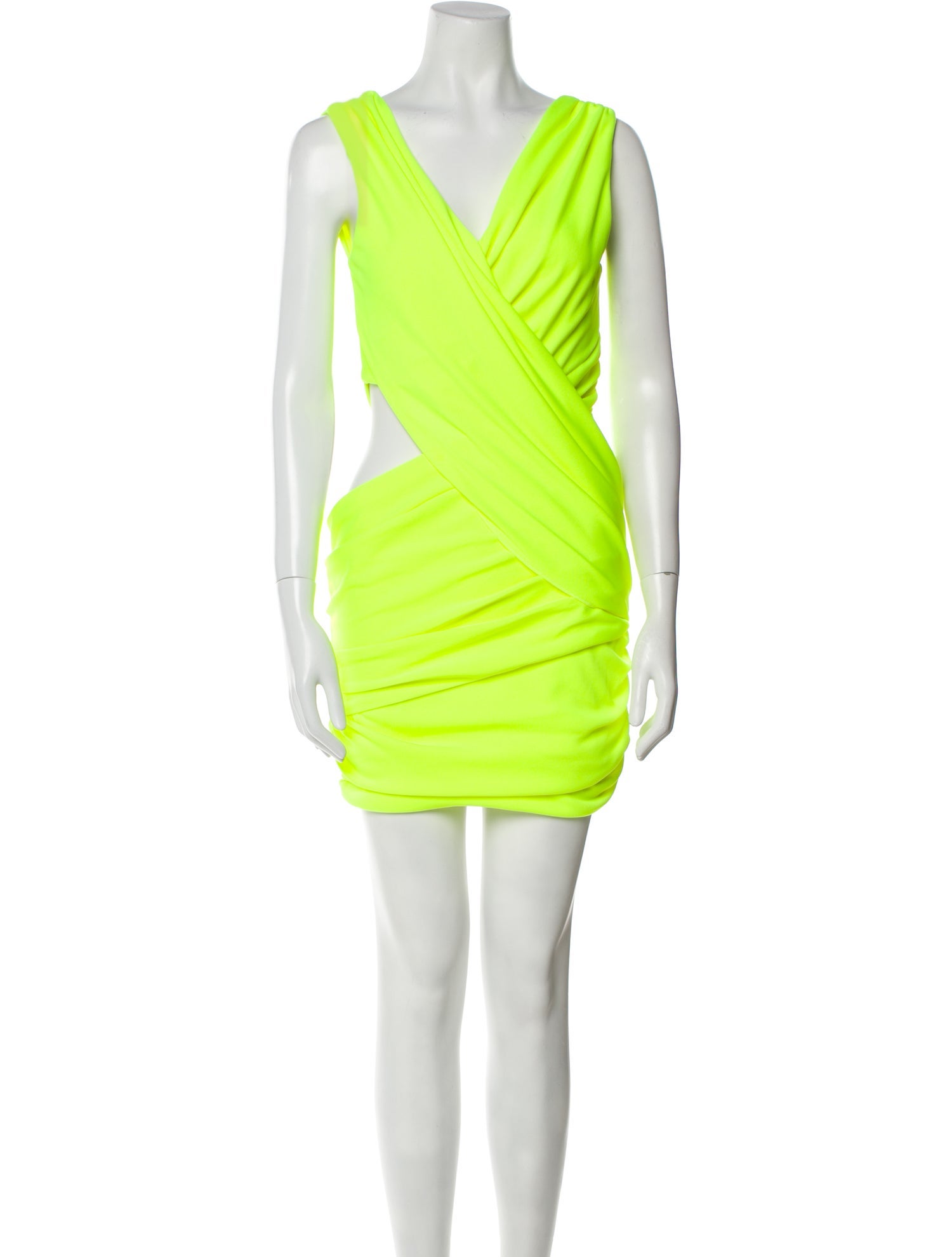 Balmain V-Neck Mini Dress