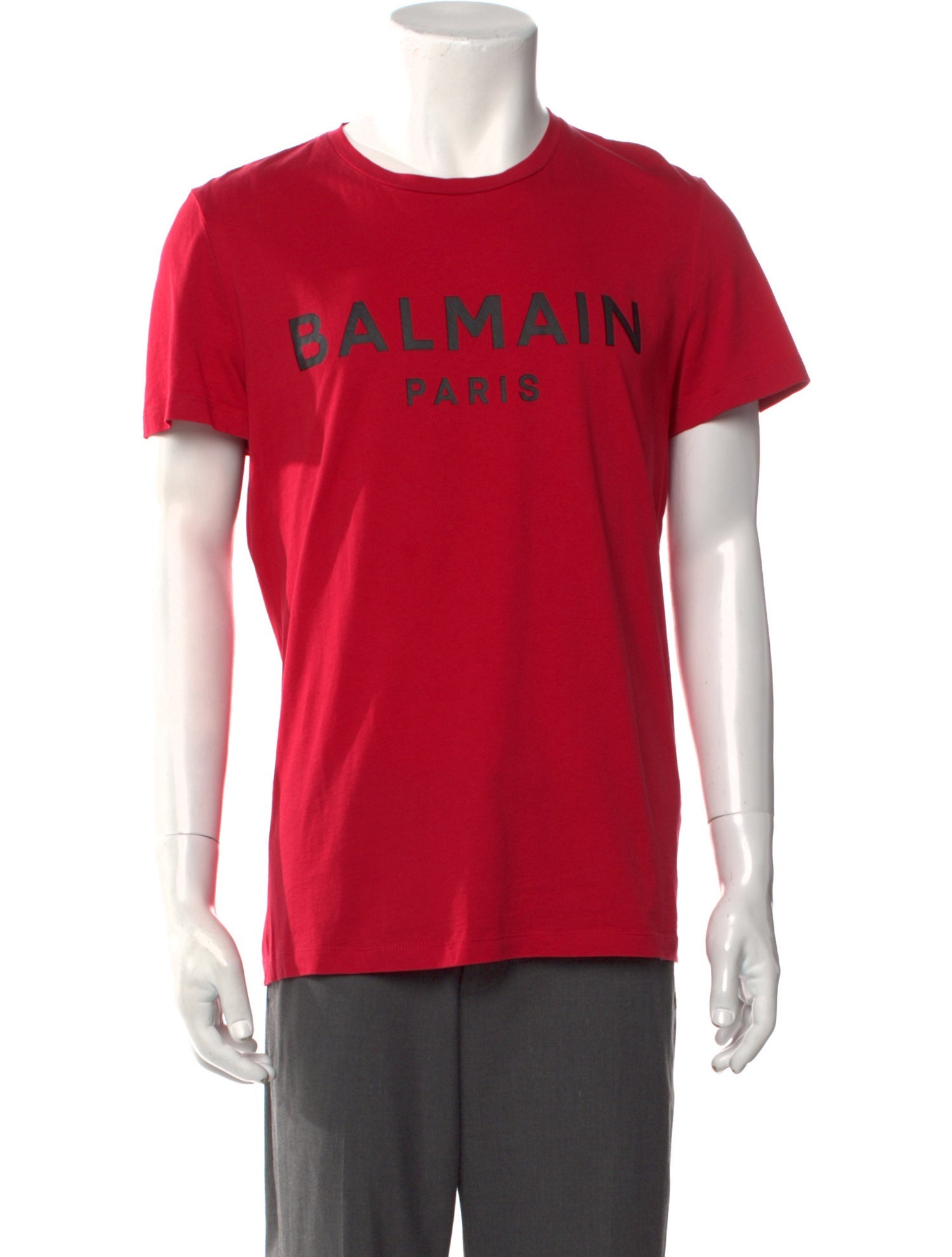 Balmain Graphic Print Crew Neck T-Shirt