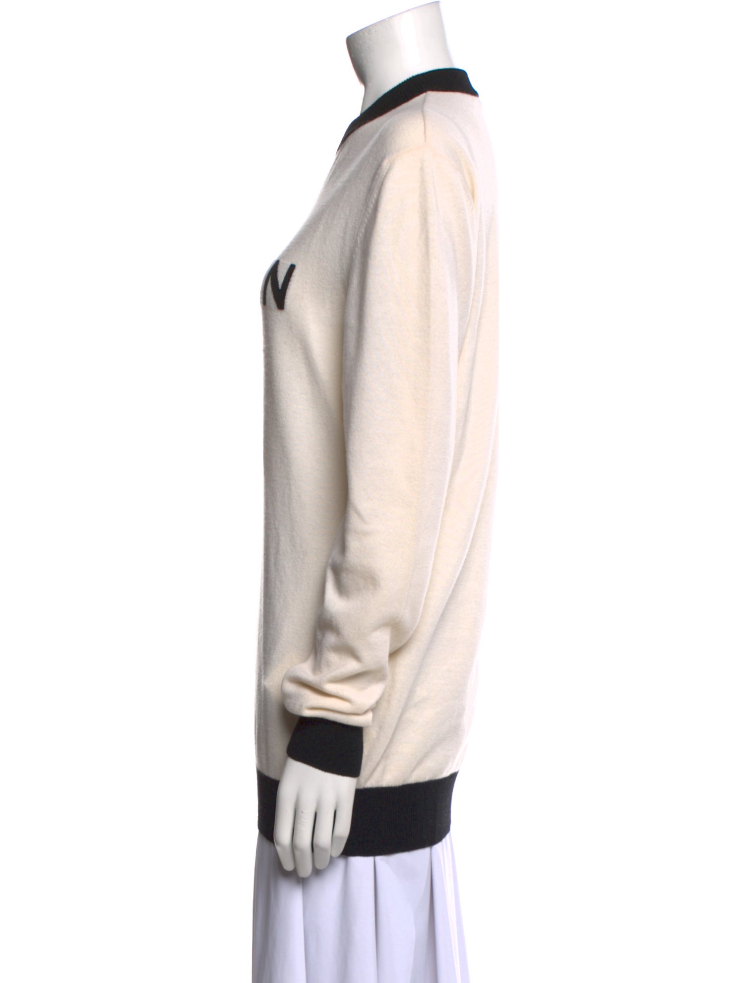 Balmain Wool Graphic Print Sweater