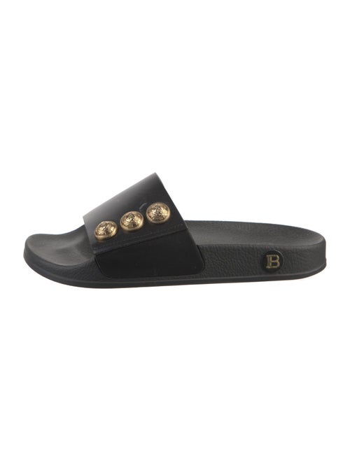 Balmain Rubber Studded Accents Slides