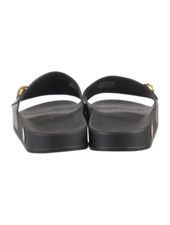 Balmain Rubber Studded Accents Slides