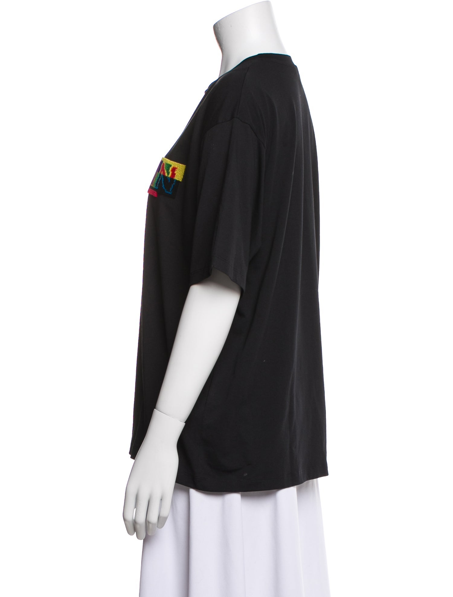 Balmain Graphic Print Crew Neck T-Shirt