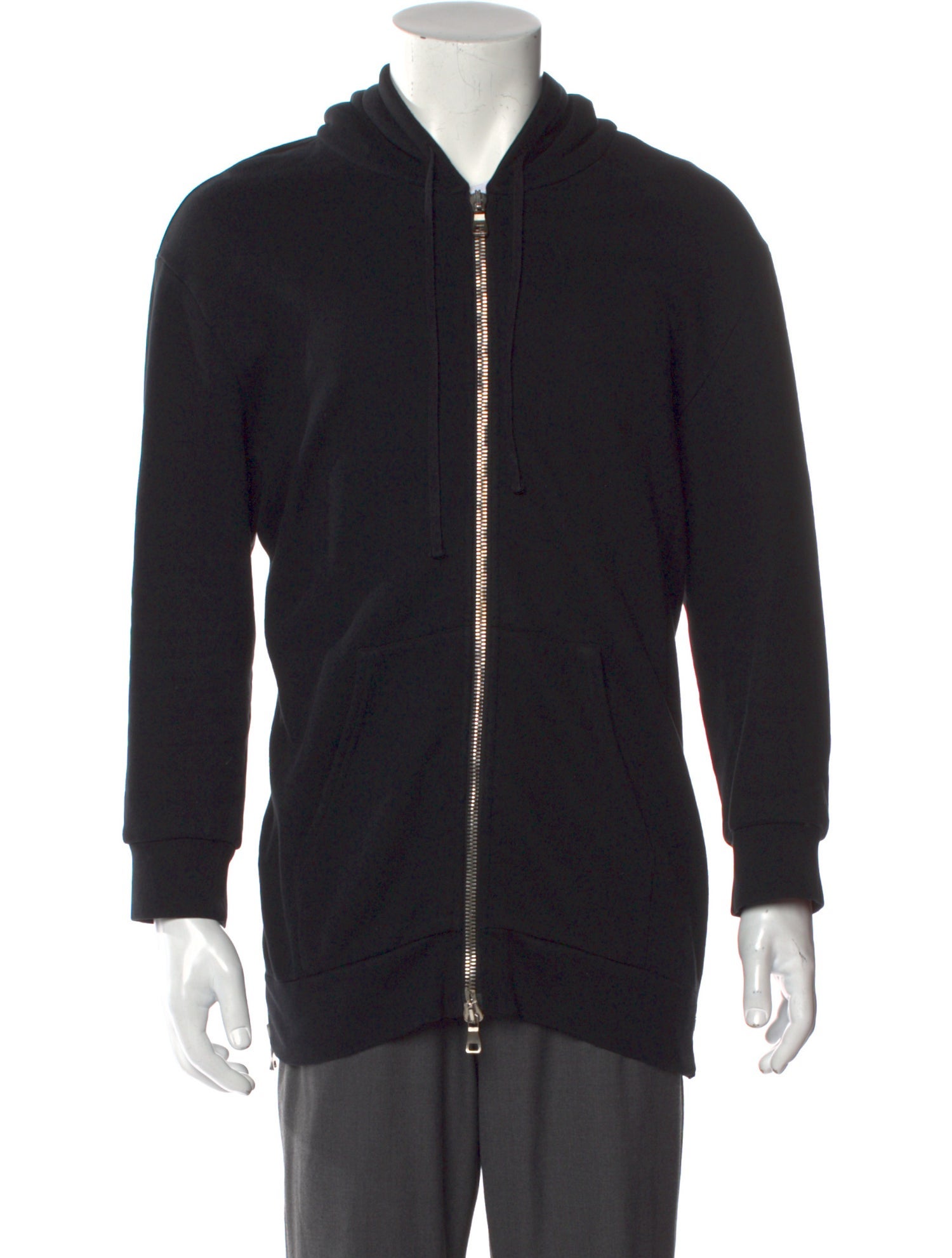 Balmain V-Neck Long Sleeve Hoodie