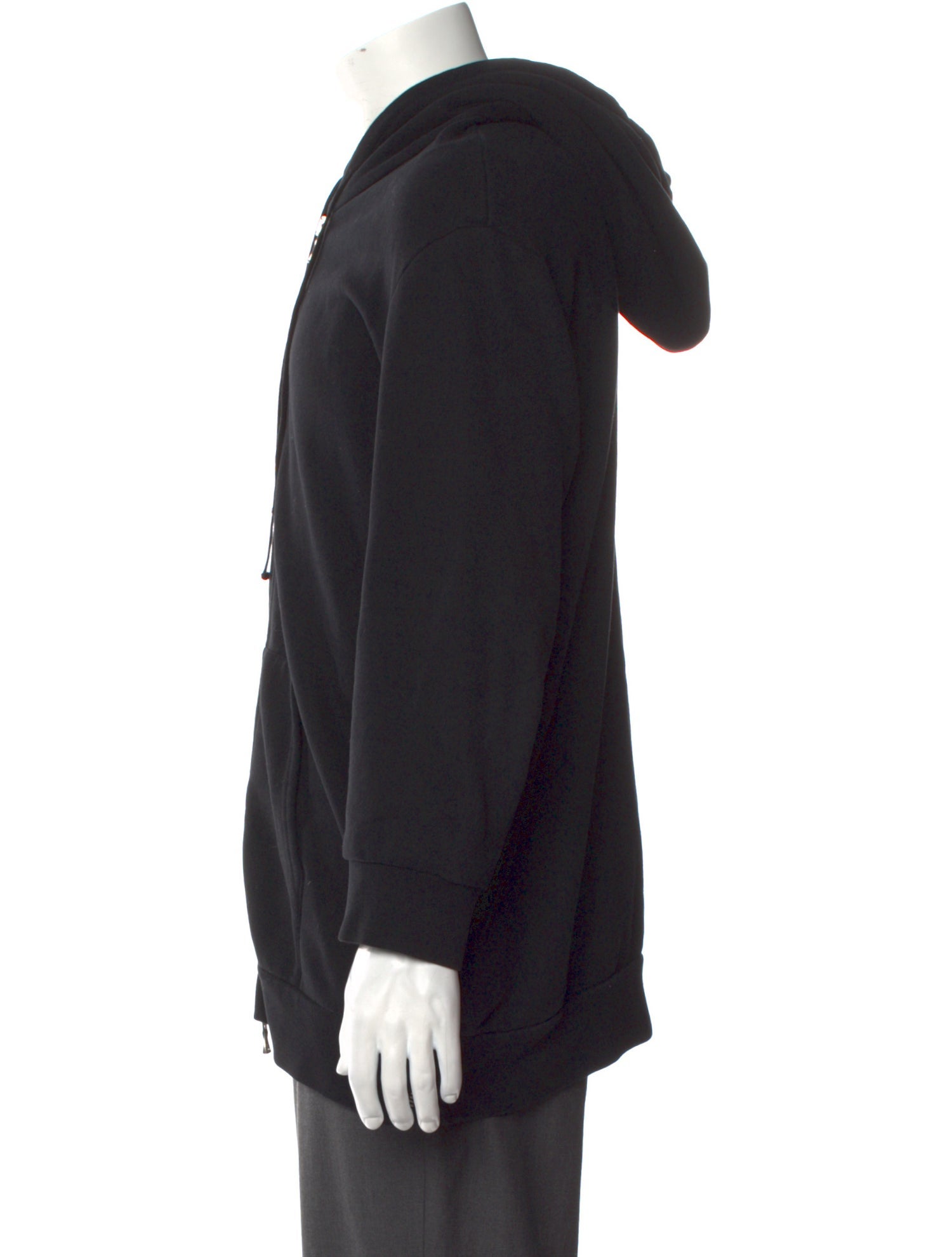 Balmain V-Neck Long Sleeve Hoodie