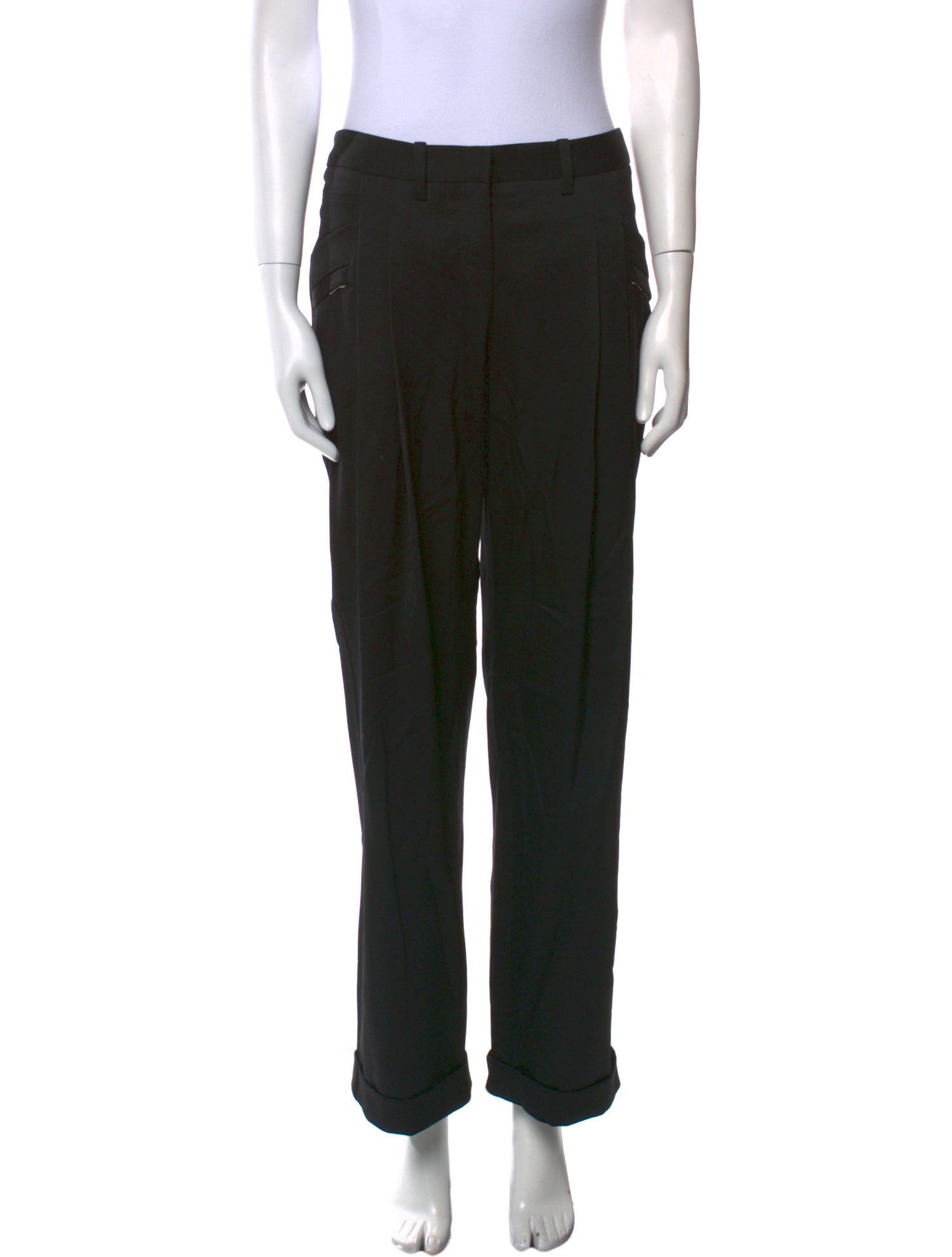 Balmain Wool Wide Leg Pants