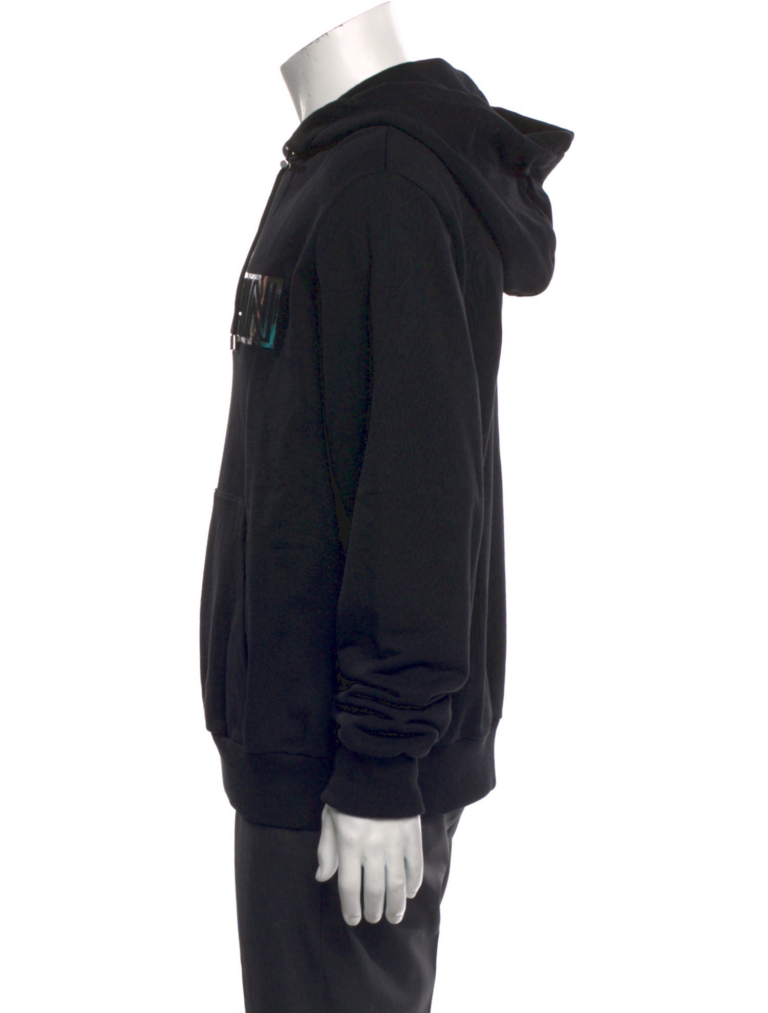 Balmain Graphic Print Crew Neck Hoodie