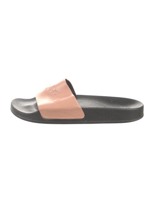 Balmain Leather Slides
