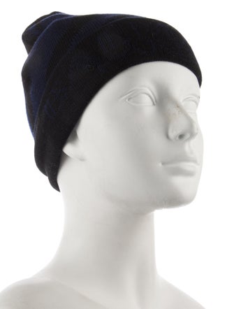 Balmain Logo Wool Knit Beanie