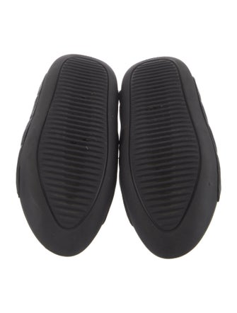 Balmain Quilted Pattern Leather Slides