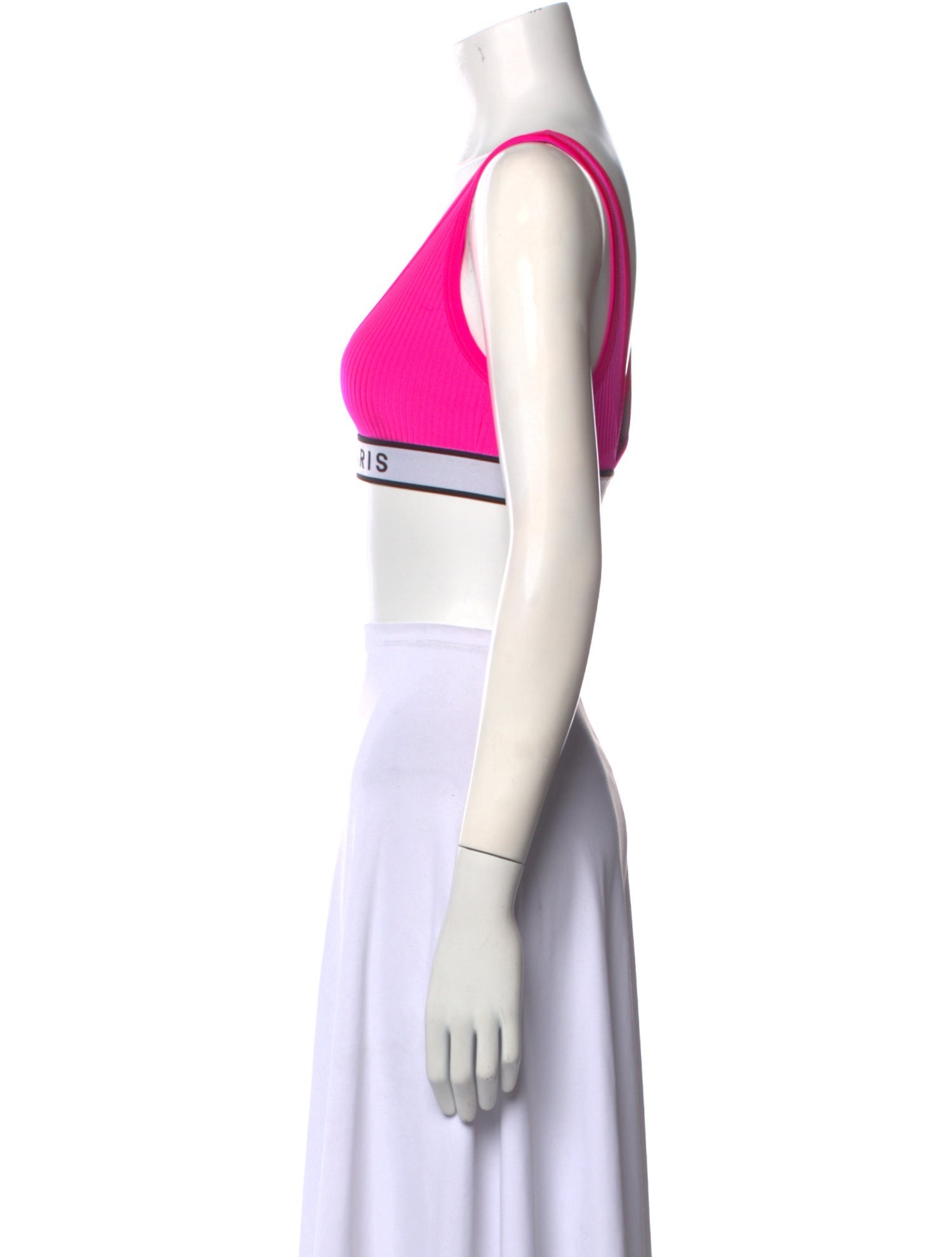 Balmain Printed V-Neck Crop Top w/ Tags