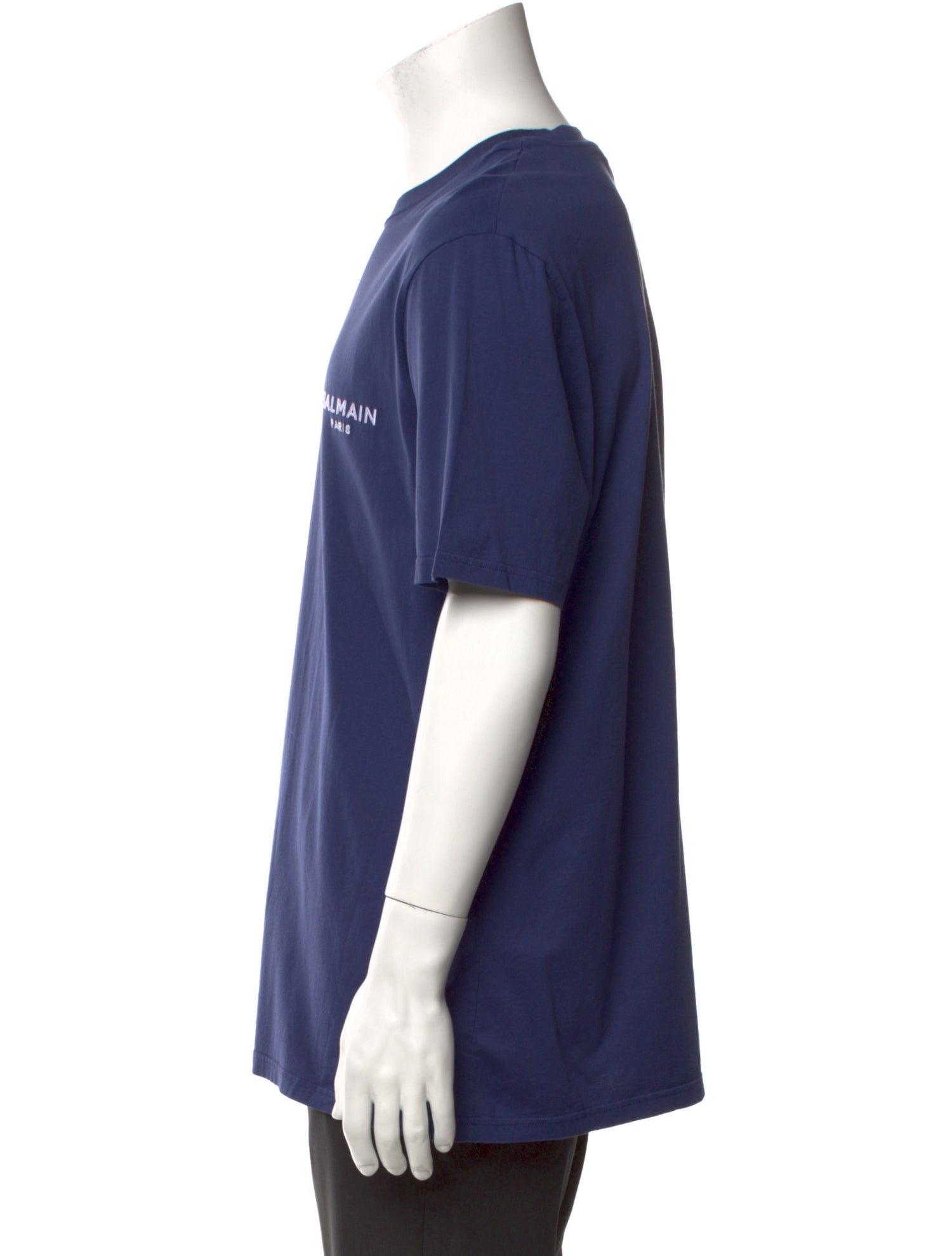 Balmain Graphic Print Crew Neck T-Shirt