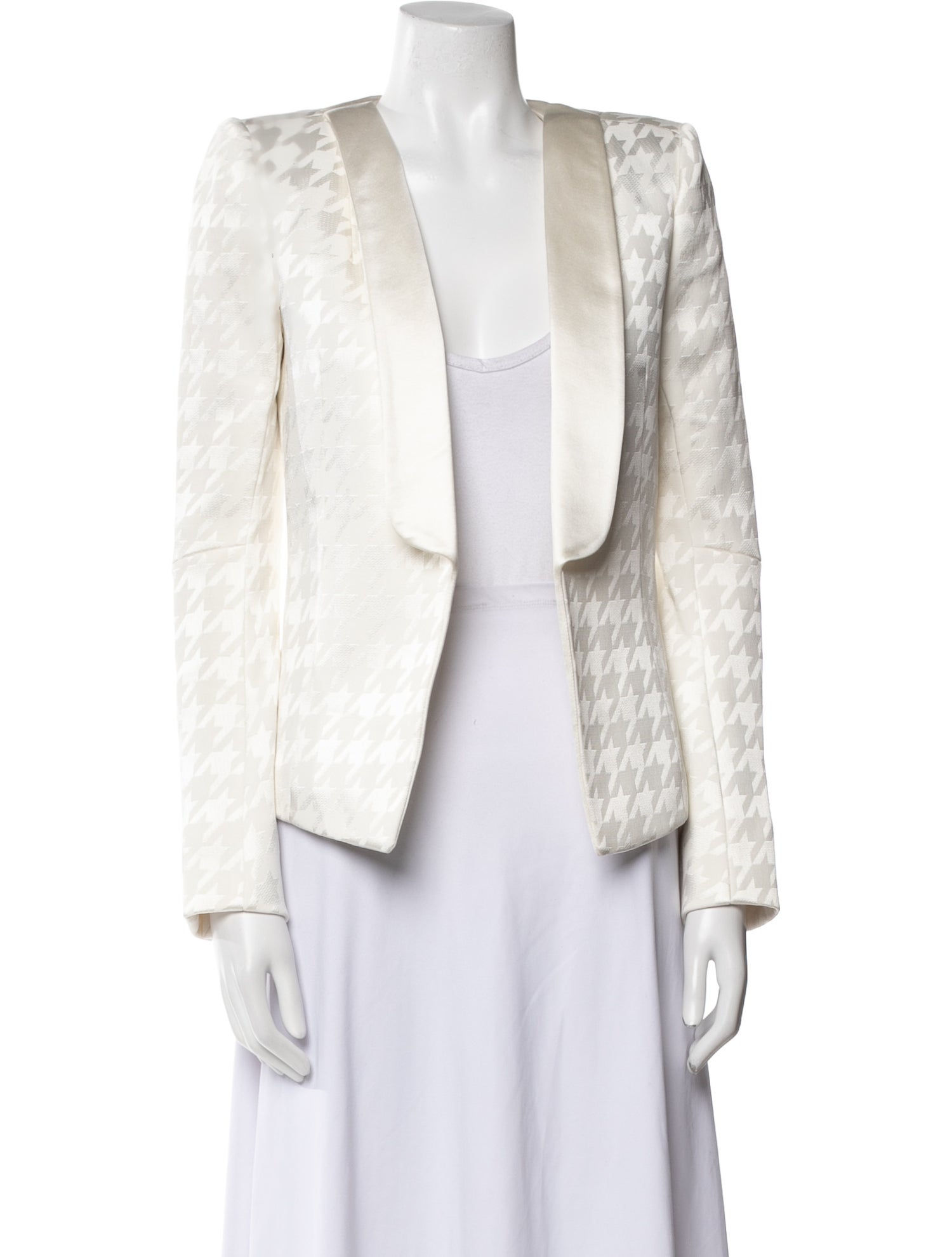 Balmain Houndstooth Print Jacket