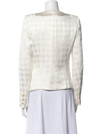 Balmain Houndstooth Print Jacket