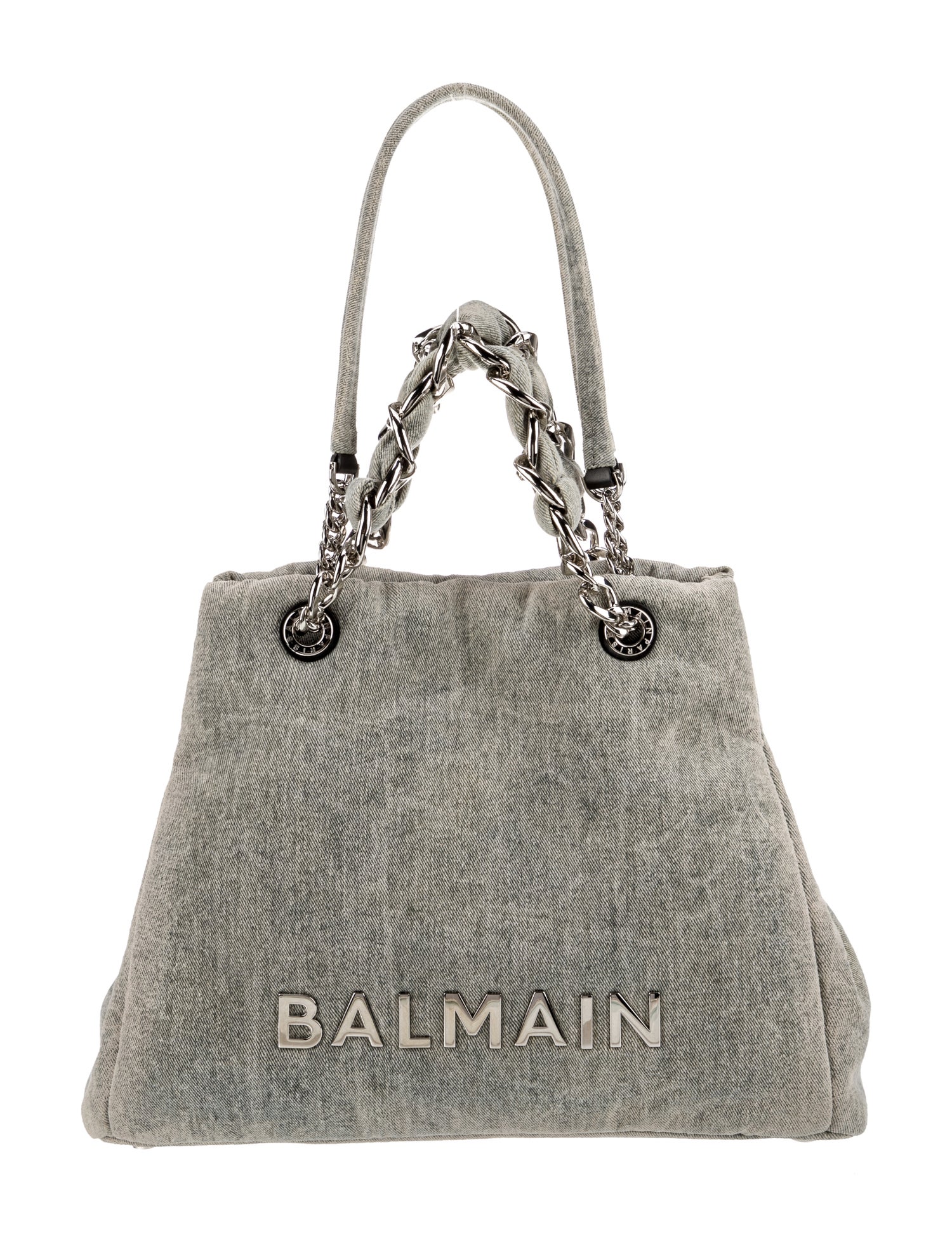 Balmain Denim Tote
