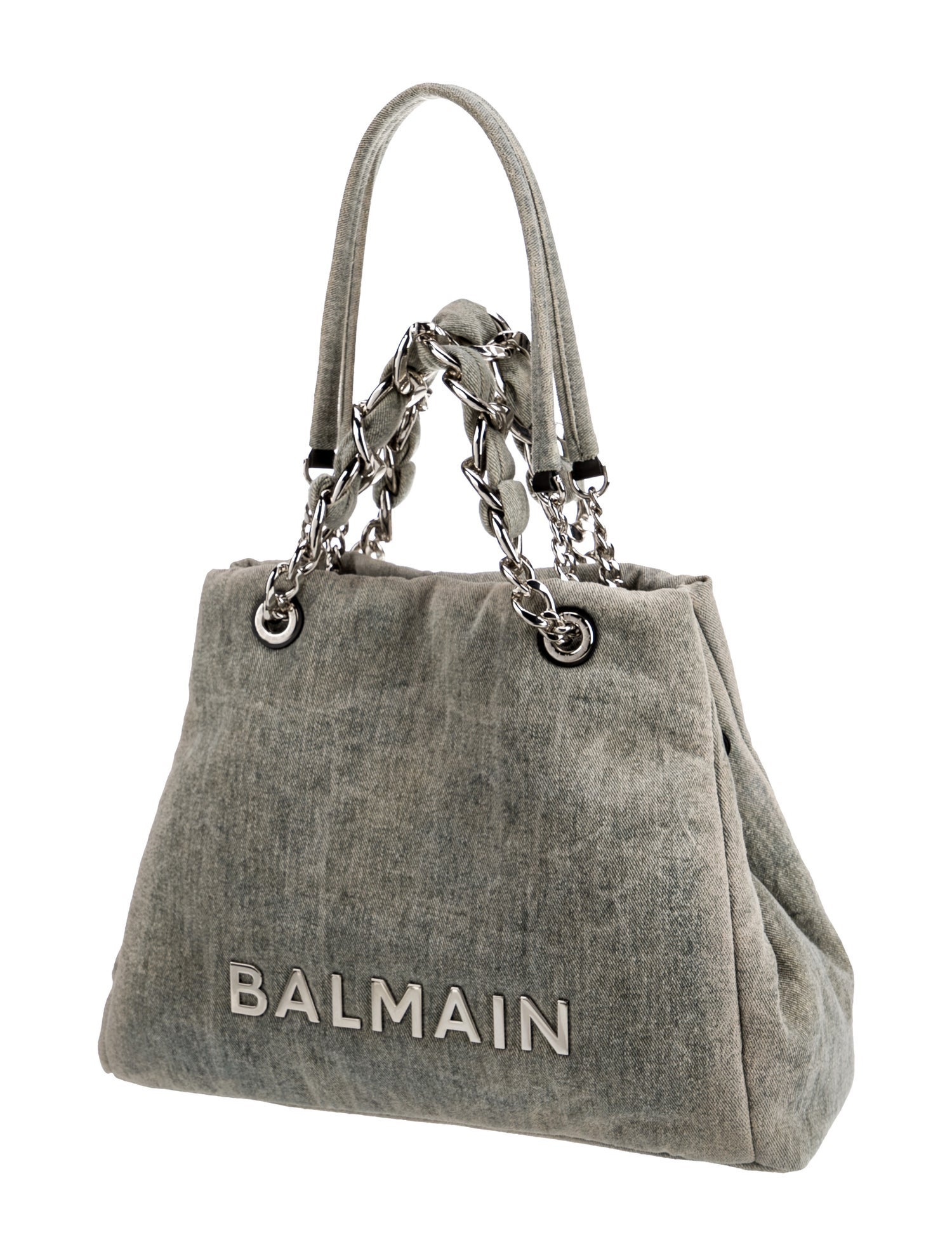 Balmain Denim Tote