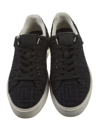 Balmain Colorblock Pattern Sneakers