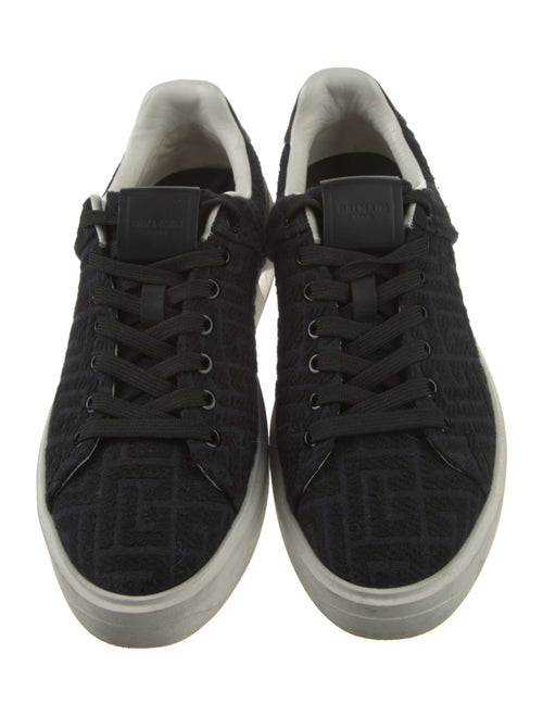 Balmain Colorblock Pattern Sneakers