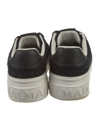 Balmain Colorblock Pattern Sneakers