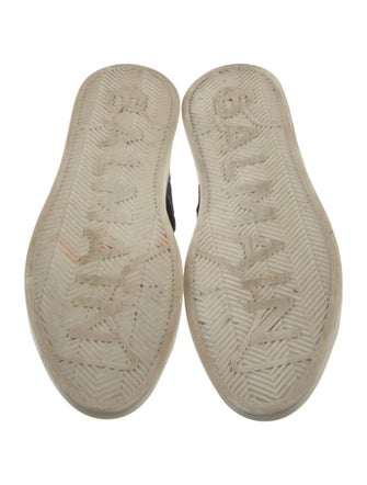 Balmain Colorblock Pattern Sneakers