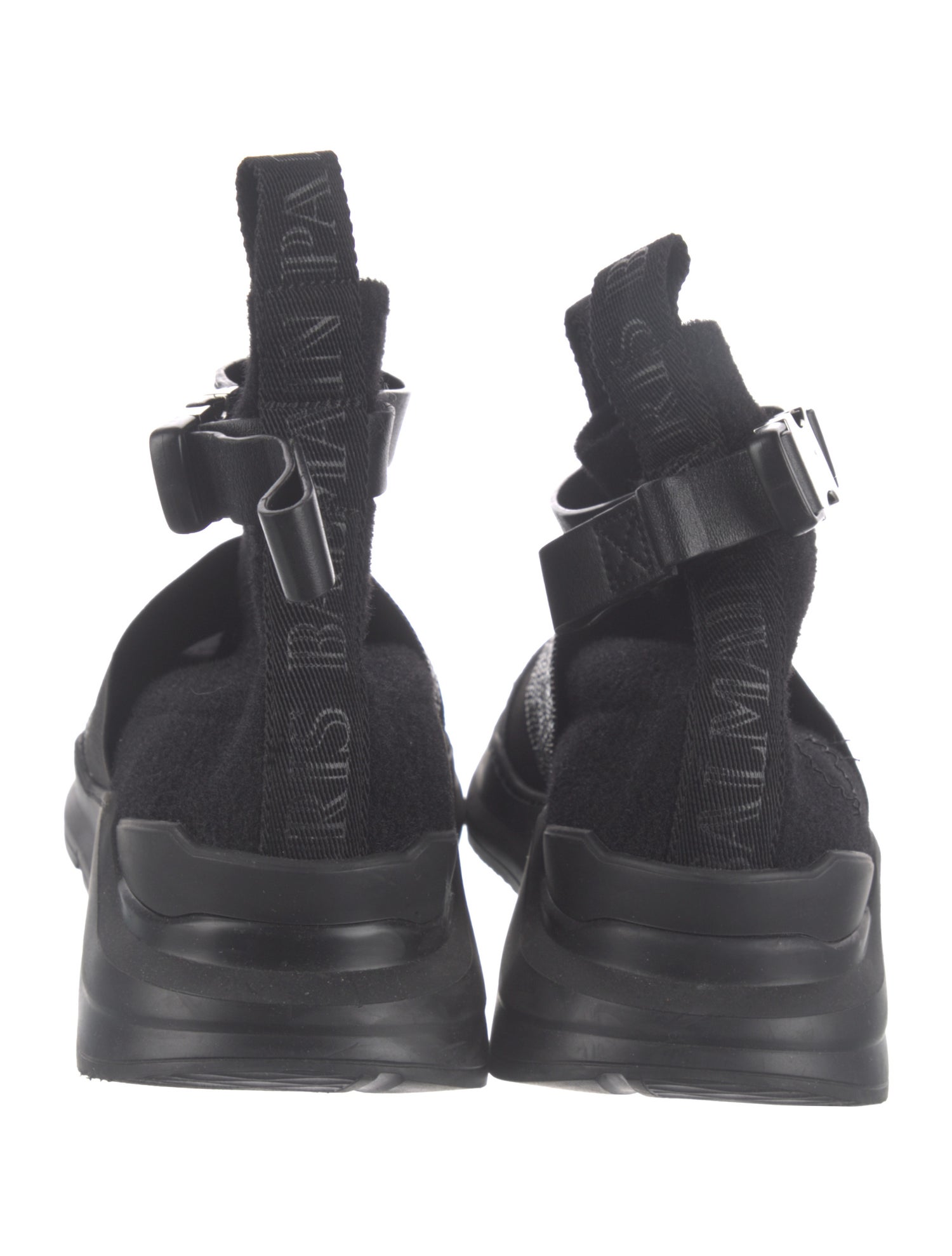 Balmain Suede Printed Sock Sneakers