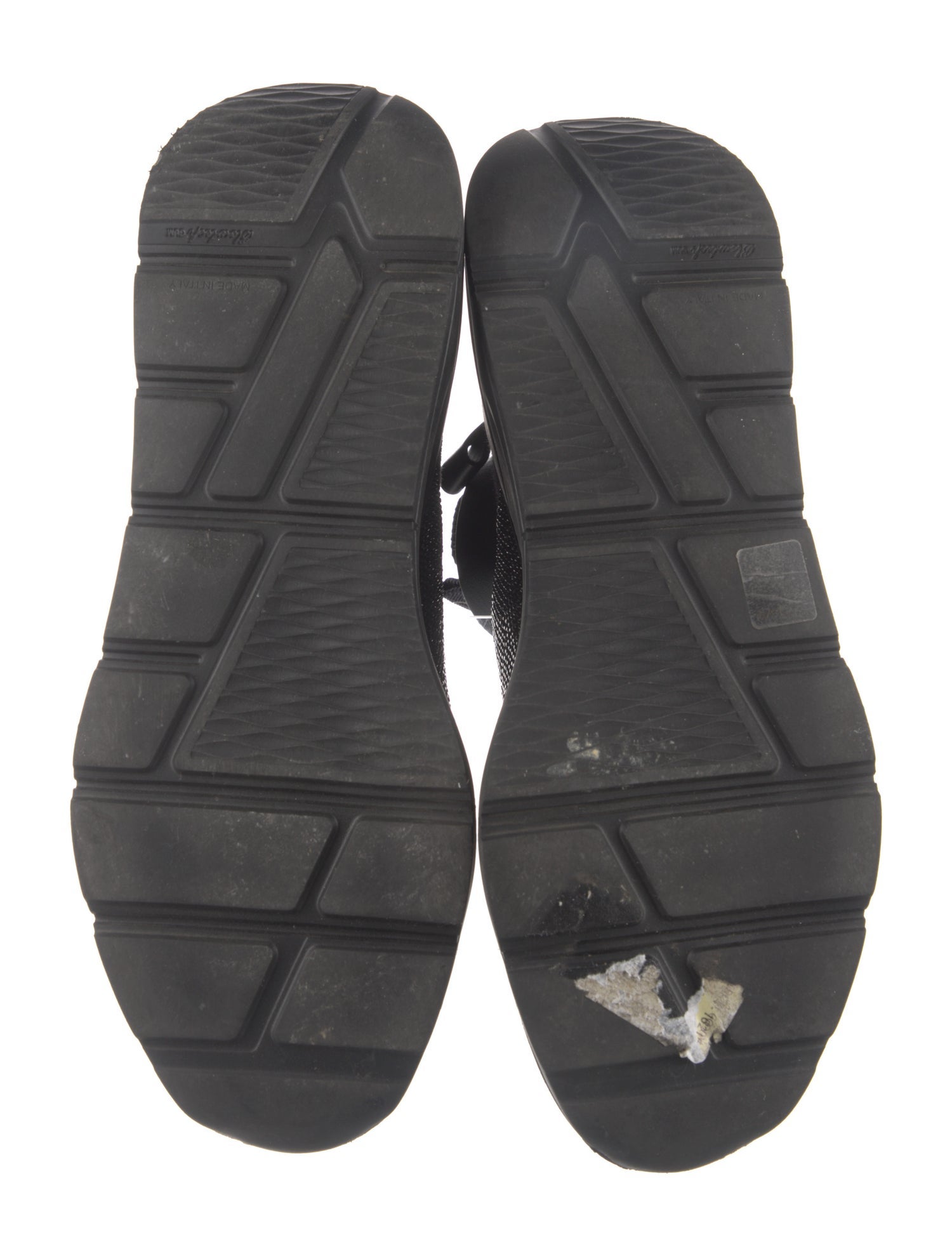 Balmain Suede Printed Sock Sneakers