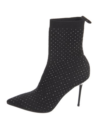Balmain Crystal Embellishments Boots