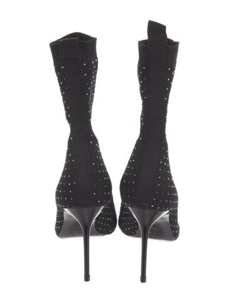 Balmain Crystal Embellishments Boots