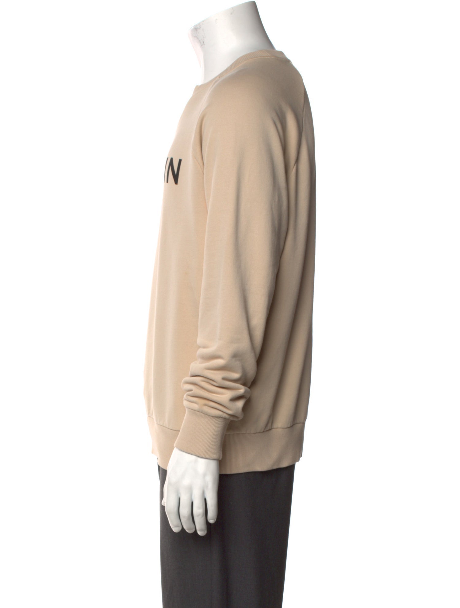 Balmain Graphic Print Crew Neck Sweatshirt