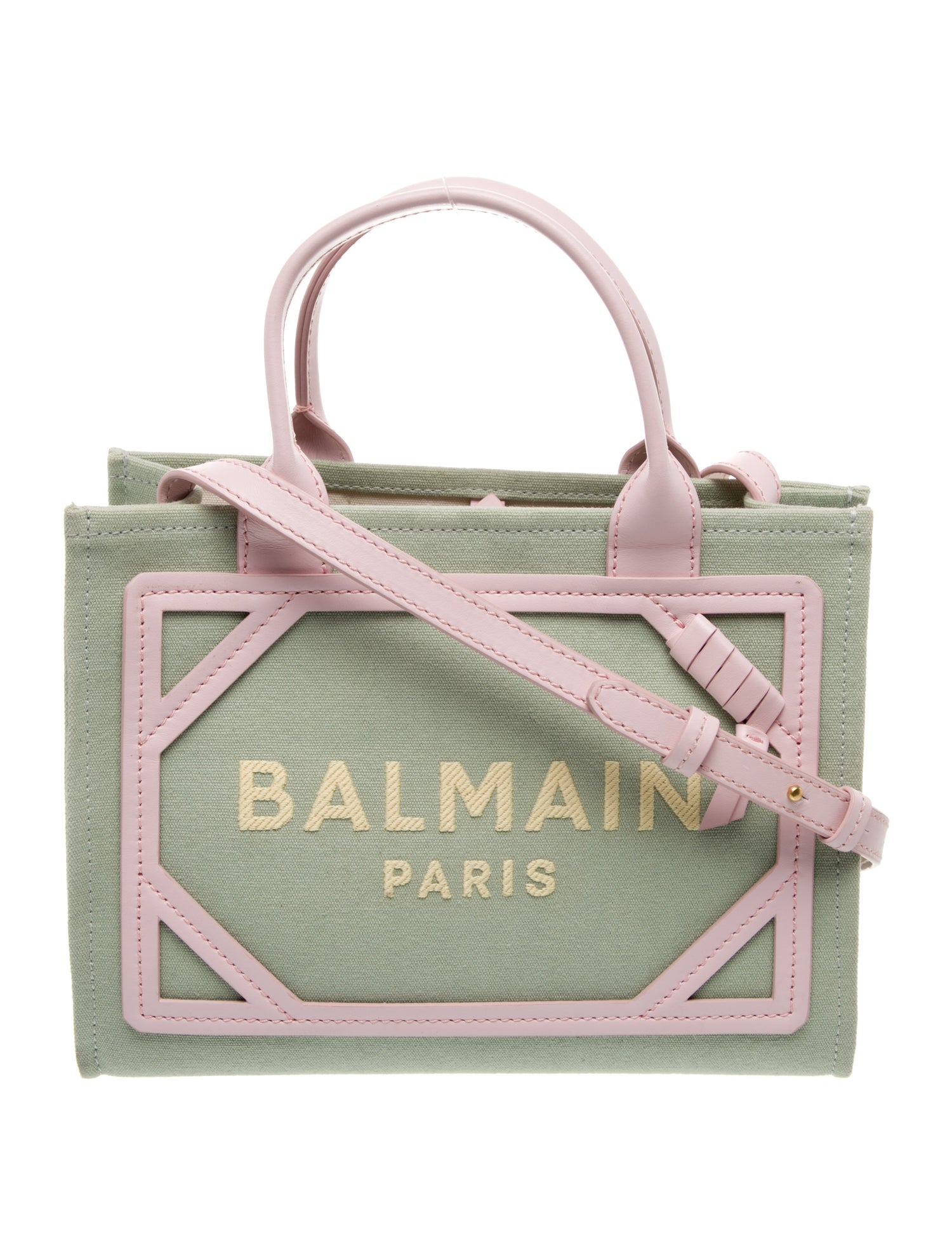 Balmain Canvas Shoulder Bag