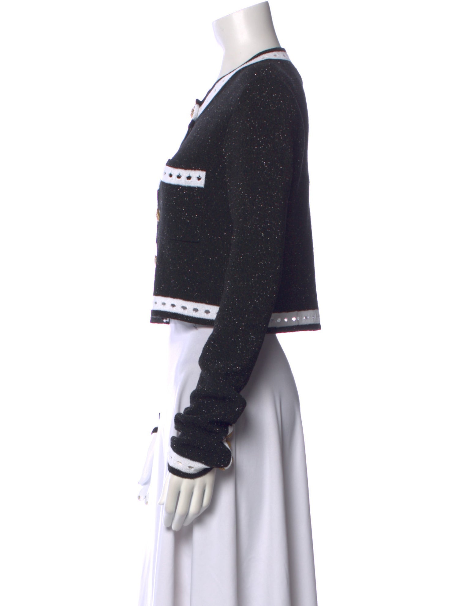 Balmain Virgin Wool Striped Sweater w/ Tags