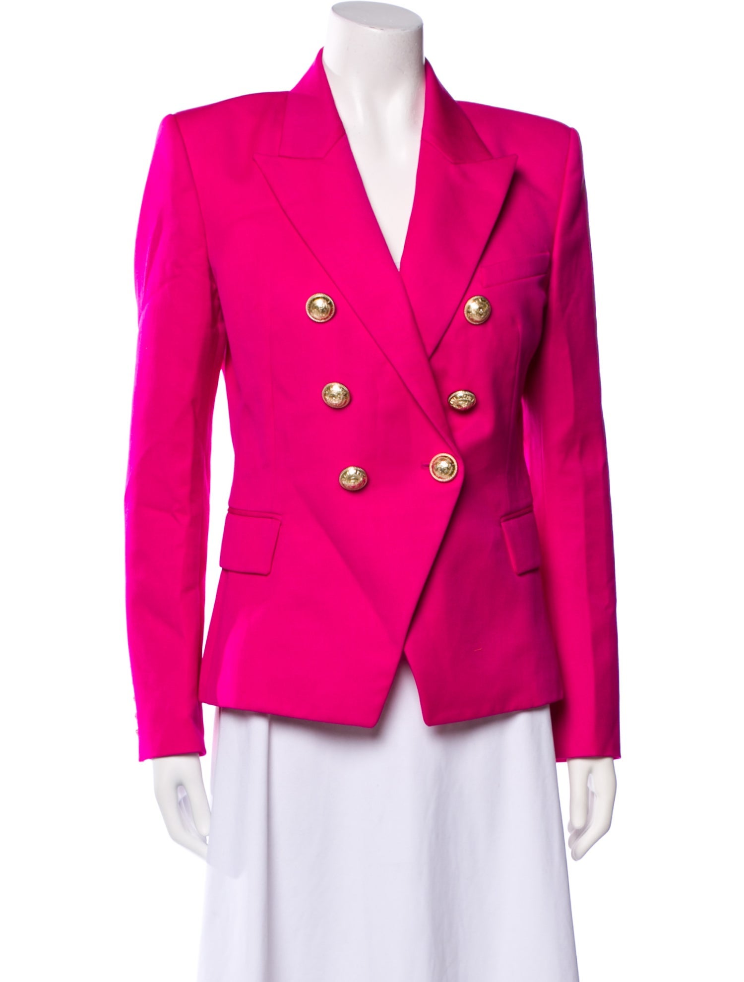 Balmain Wool Peacoat